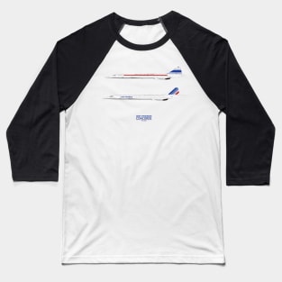 French Concorde Baseball T-Shirt